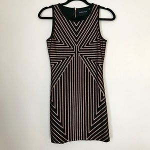 Minkpink ASOS NWOT Gold Geometric Dress